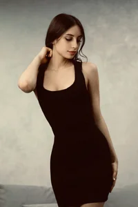 Melanie_Angel little black dress Hình 3