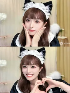 LiLy0608の猫耳女仆（猫耳メイド）の 2枚の写真