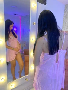 Littlee_Mia My new naughty pregnant lingerie slika