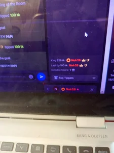 Sexy_sharntel My king of my room thank you so much noir for your support Immagine  3