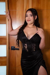 shayra_alina sexy in my black dress slika 9