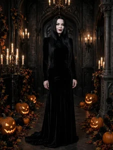 Abril_Beltran_ this is halloween I'm Morticia Addams Kuva 2