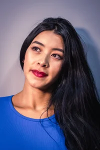 BellaFernandez__ bright blue Hình 9