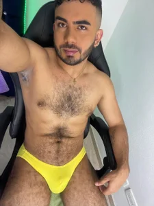 adamhairy Yellow swimsuit Pic 2