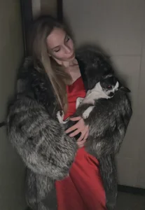 Elis_Fox lady and her dog Foto 4
