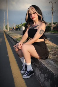 Elettra_Rou: disfrutando el atardecer ( 4 фото)