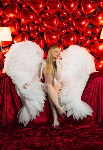 LolaAngellx Angelita on the outside, warm on the inside. Happy Valentine's Day.🔥💗 Pic 4