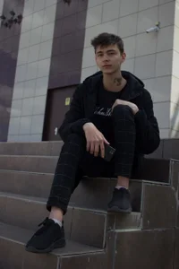 In the abandoned building