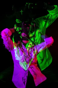 glitch_doll_ Underworld Aesthetics: A Neon Gothic Scream. 🎃 slika 2