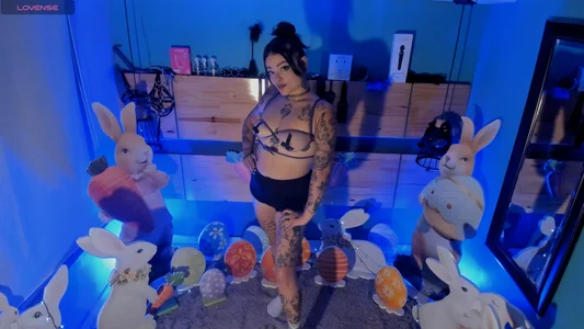 ChloeAllennn 🐰🖤🖤 bunny dark 🐰🖤🖤 사진 4