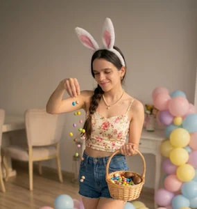 LucianaMoreau Happy Easter🐰🌷 Pic 4