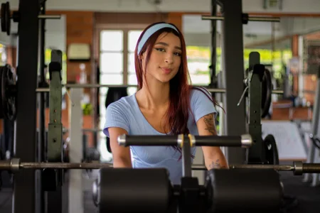 SilvanaFoxx Session on the gym Foto 6