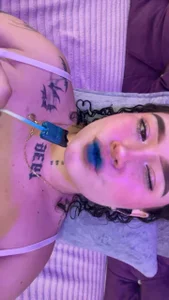 Danee_19_ I think I gave a blowjob to a smurf lol Pic