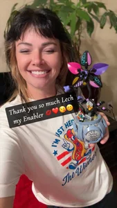 MarlaFknSinger Brick Me Harder 🧱🥰🌺 fetish flowers fun  3টি ছবি
