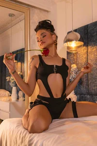 Ambarr_Moon_ Sexy Ebony in Black🖤 Foto 8