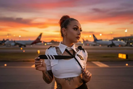 DalayMoore Here is your flight captain reporting 👩🏻‍✈️🛫 Hình 3