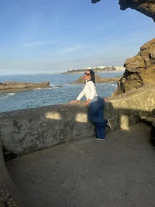 veronika_naughty Ocean in France near from Spain in Biarritz Pic 3