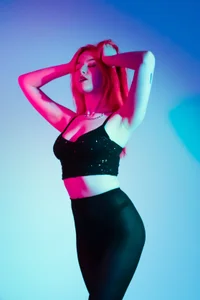 MyNameIsLilith Neon girl Pic