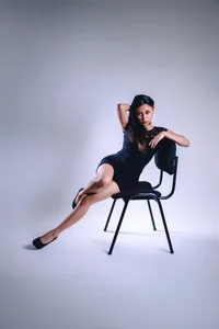 valeria__torres black dress Pic 5