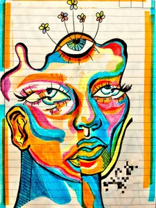 Lissie_Seoung_ Some drawings and makeup🖌️👩🏻‍🎨❤️ Εικόνα 5