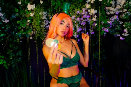 luna_roja25Green Fantasy Babe 💚图片 4