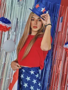 Maiskeen_Zamaraの💙❤️Happy 4th of July💙❤️の 6枚の写真