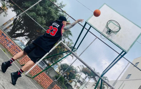 Drako_Lamar Dunkin' with the Flag On 🏀💪🇺🇸🔥 Immagine  8