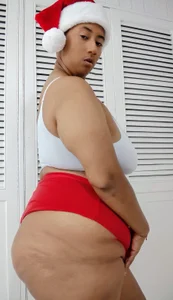 TiffantyAndStacy stacy with Christmas hat Pic 3