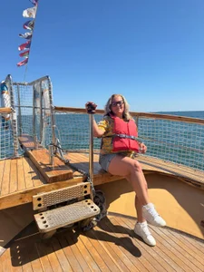 SharronAlexa vacation on the boat Pic