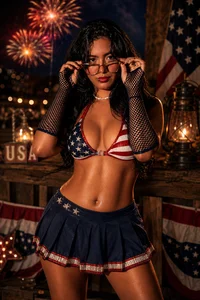 Lizz_Miller__ Happy 4th of July… come celebrate freedom with me ❤️🤍💙 Pic