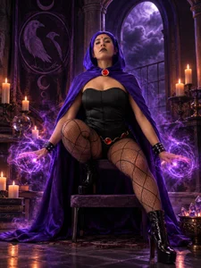 Violet_rousse7 💜🔮 Raven: Mistress of Dark Magic 🖤 Pic