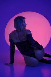 Christiekroes_ Neon Mistress 🖤 Foto 2