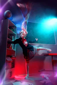 folinskayyya my cosplay of Aira Shiratori from Dandadan) Foto 2