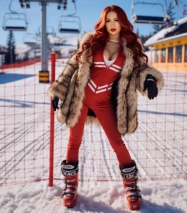 TiffanyBlaize Naughty winter skiing ⛷️ Pic 4