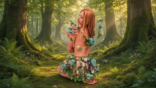 sary_rousse Your sweet, beautiful fairy 🧚🏻‍♀️🌳 Pic