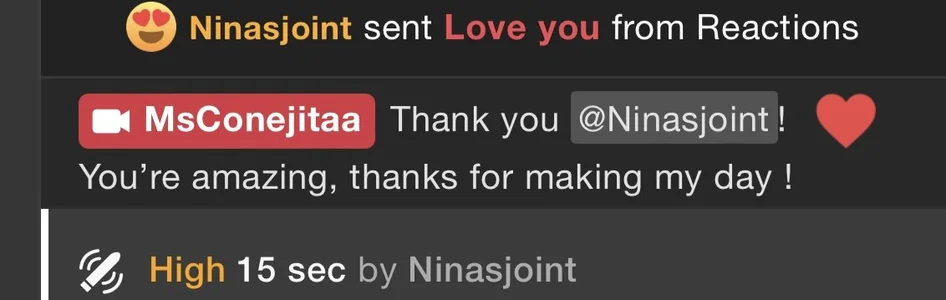 MsConejitaa Thank you for always showing me love !!! Immagine  9