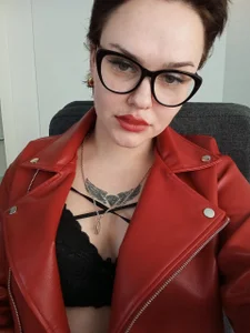 KamillaJei red leather jacket 圖片 8