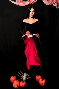 AlannaGil Morticia A. Addams ⚔️🌹🕸️ Foto 4