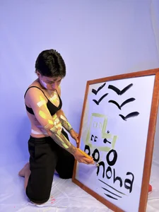 Dancing with paint