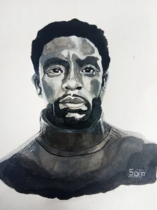 color_beat17 Portrait Chadwick Boseman Pic