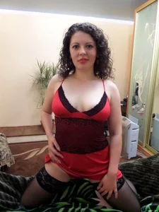 Amelia-Rose666In a red negligee图片 7