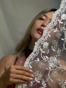 Veiled in lace, soaked in sin🤍🔥