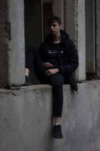 In the abandoned building