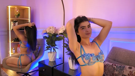 LucyWeisser Blue lingerie 💙 Fotka 3