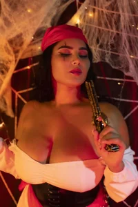 liz_monserrat_1 The night is full of surprises... and I have more than a costume under this cape 🖤 зображення 5