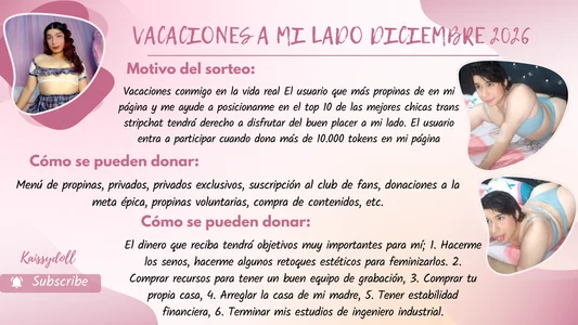 Kaissydoll VACATIONS BY MY SIDE DECEMBER 2026 Pic 2