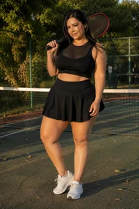 Alanna-sloppy When thick latina tries tennis🔥 圖片 4