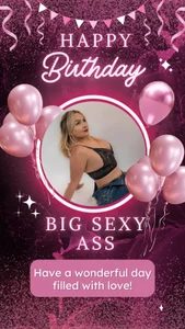 Bigsexxyass Birthday Cake & Booty Wishes 🎉🍑 Foto