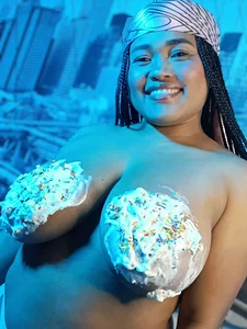 PlacerTallaXXX Chantilly cream on my breasts 🧁🧁 Poză 5