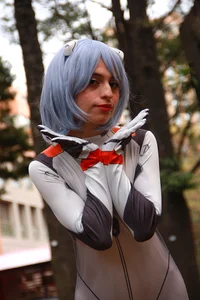 B0nnie_H0ney Rei Ayanami Cosplay Foto 4